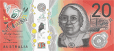 20 AUD - zvanicni informativni prikaz novcanice SPECIMEN
